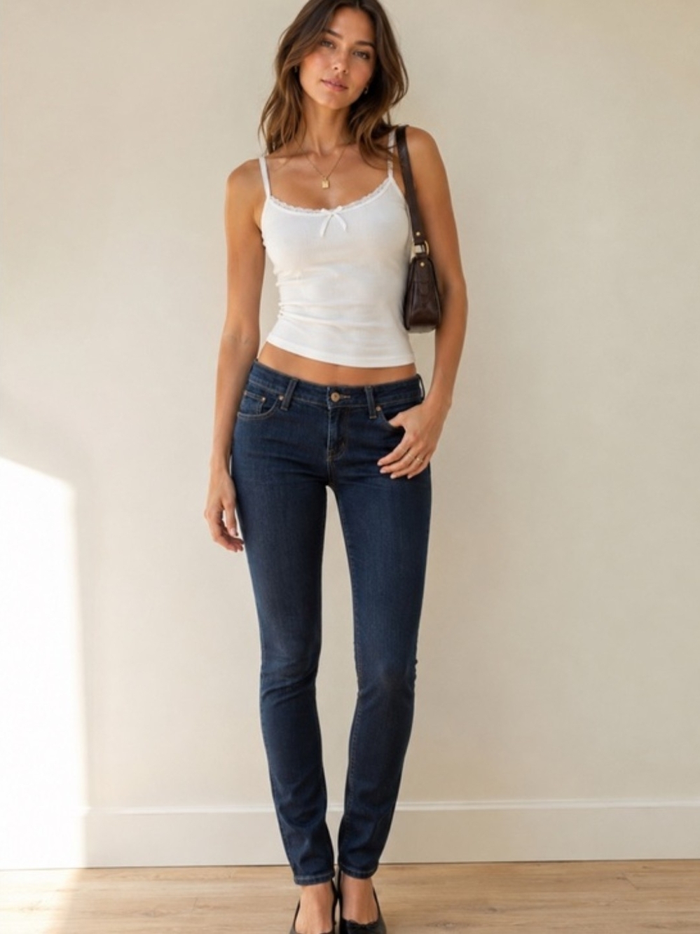 Levi's 524 Too Superlow Slim Skinny Jeans in Deep Indigo